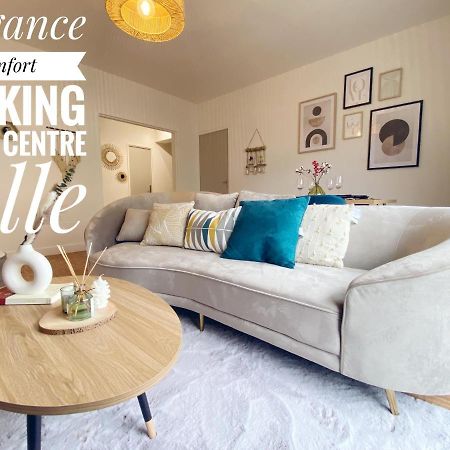 Confort & Elegance En Ville Avec Parking Gratuit Le Mans Bagian luar foto