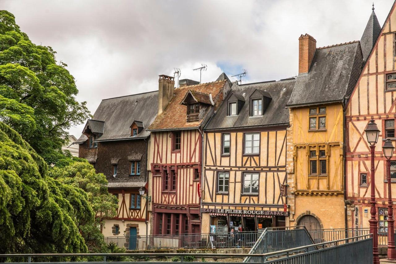 Confort & Elegance En Ville Avec Parking Gratuit Le Mans Bagian luar foto
